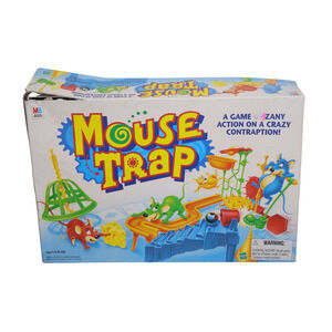 1999 Milton Bradley Mouse Trap Game - Missing Parts With Box